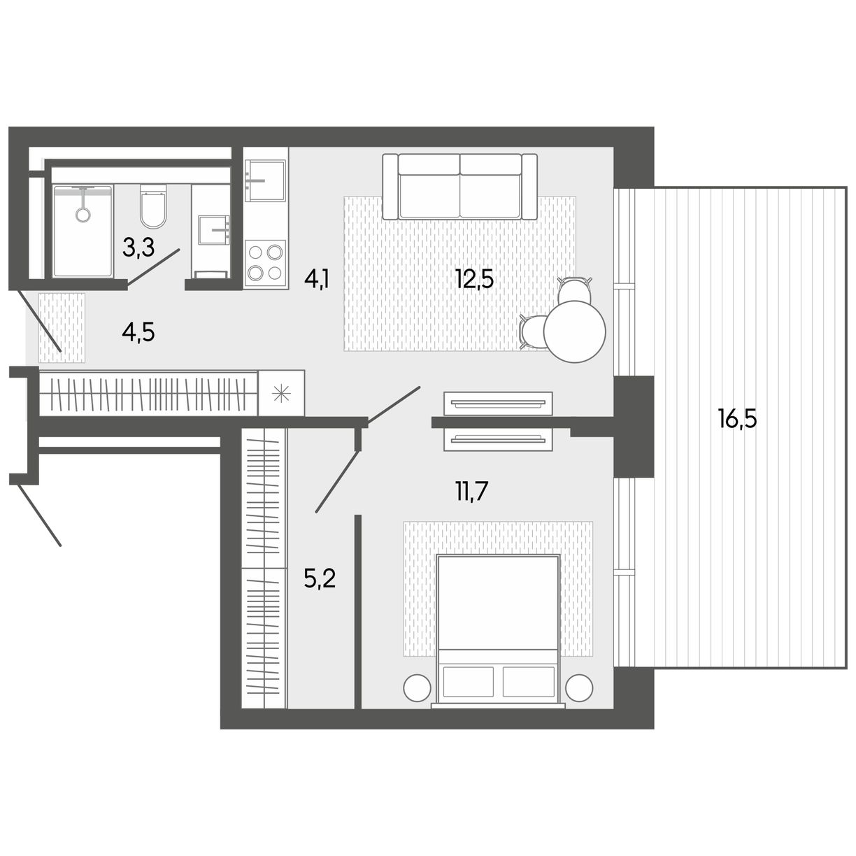 3-комнатные